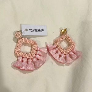 Baublebar pastel pink earrings